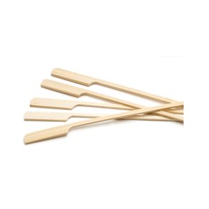 Bâton à brochette en bambou style rame 6" (10x100 / cs)